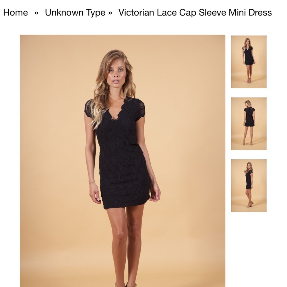 Blue nightcap Victorian lace dress